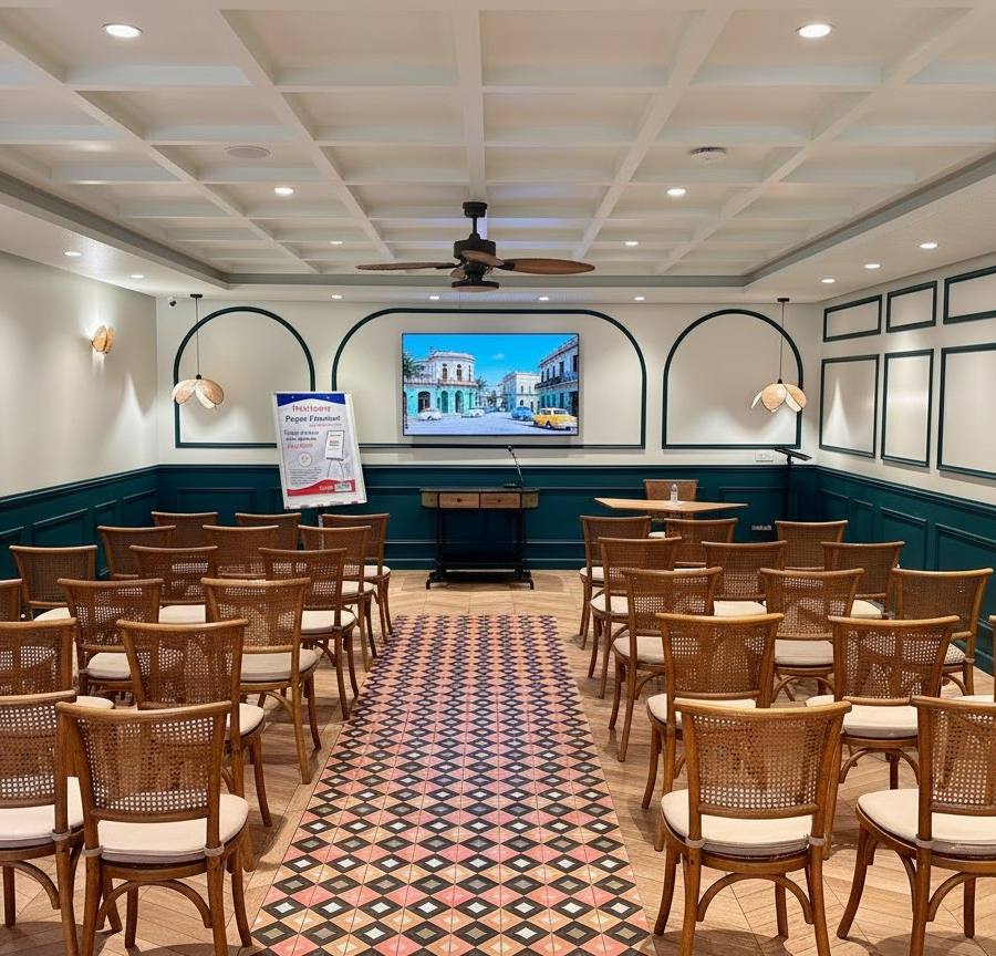 Salle Havana, idéale pour un comité de direction, WeMeet Anfaplace